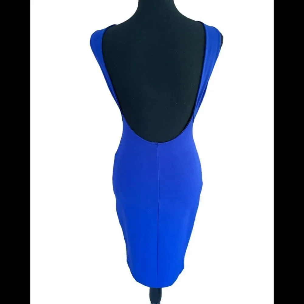 LULUS Like A Lady  Royal Blue Backless Midi dress, size M. - Picture 9 of 11